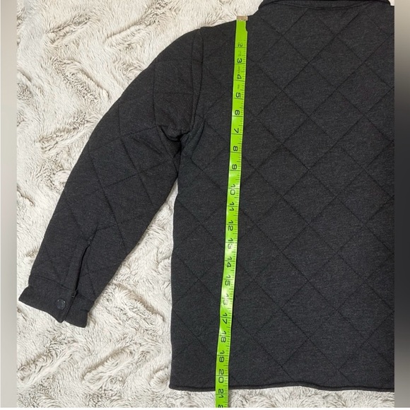 Tommy Bahama Quilted Jacket W/ Flannel lining Size Medium Charcoal Gray NWT - Picture 11 of 11